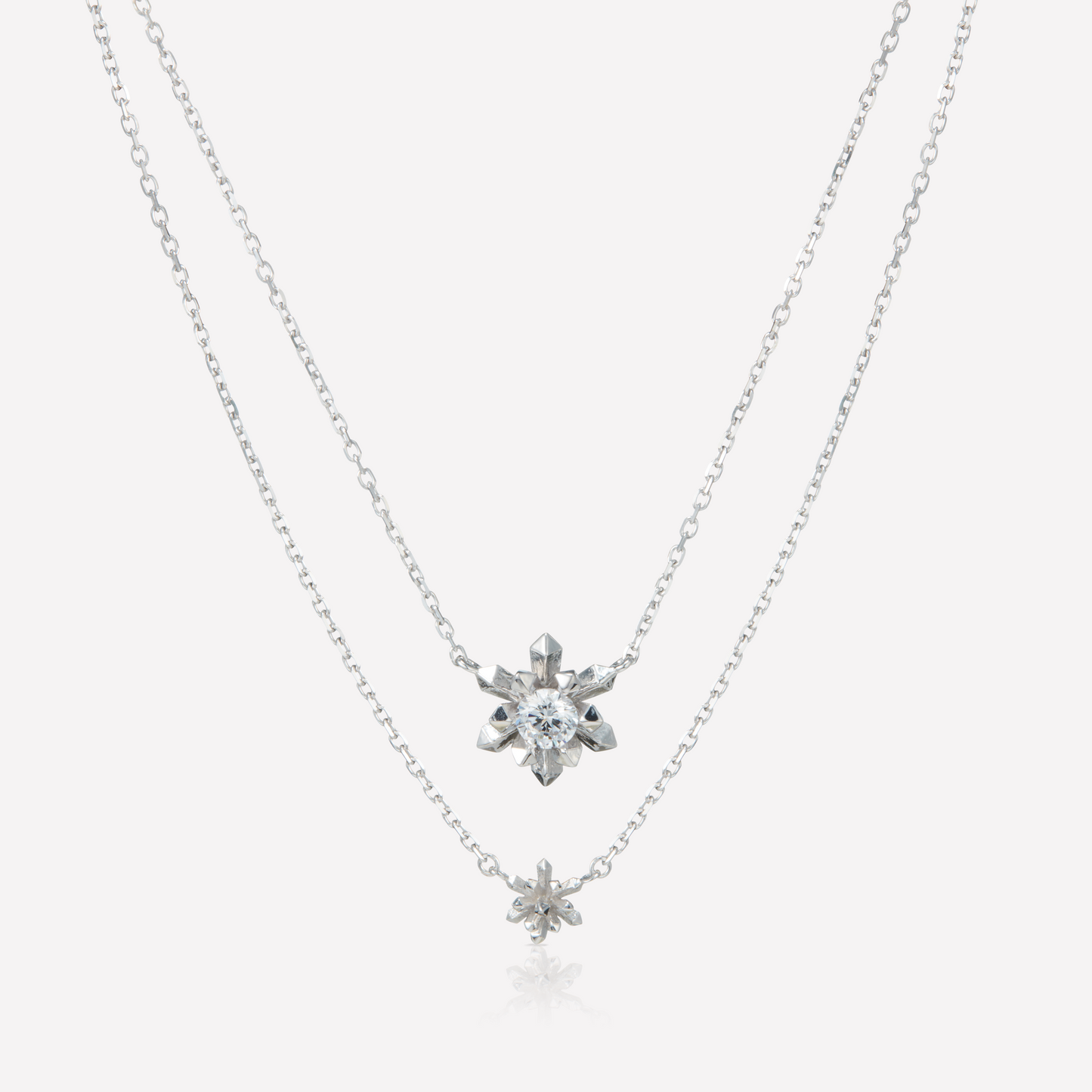 Le Quartz Collier Superposé, Grand, Zircon