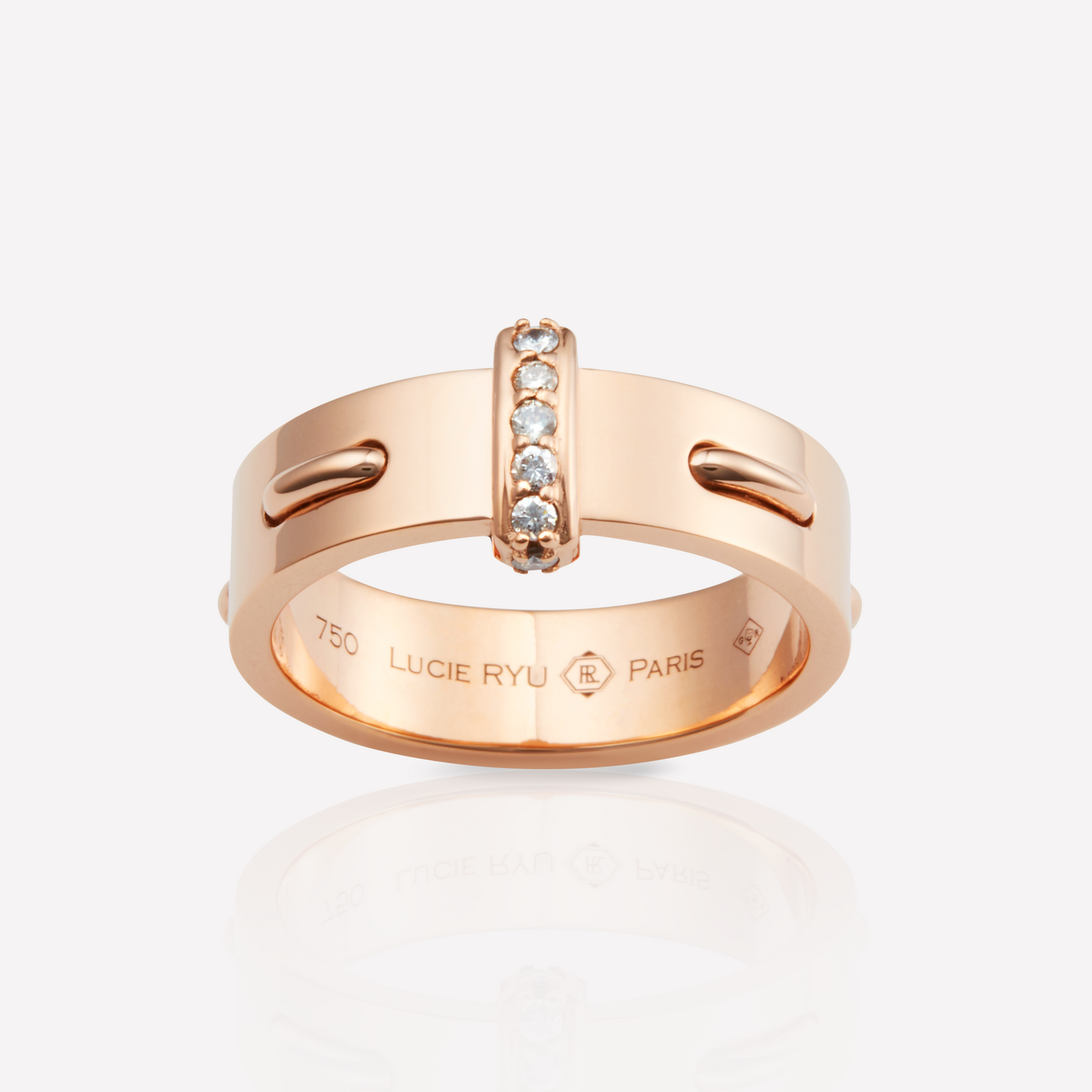 Twined 6.0 Bague, Diamant Bande