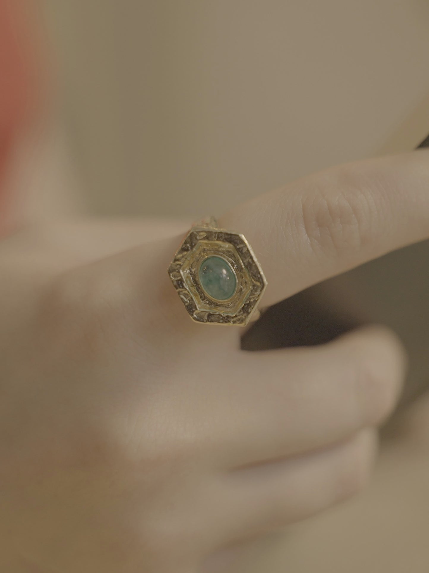 Série Hex Bague, Artefact, Emeraude Vert