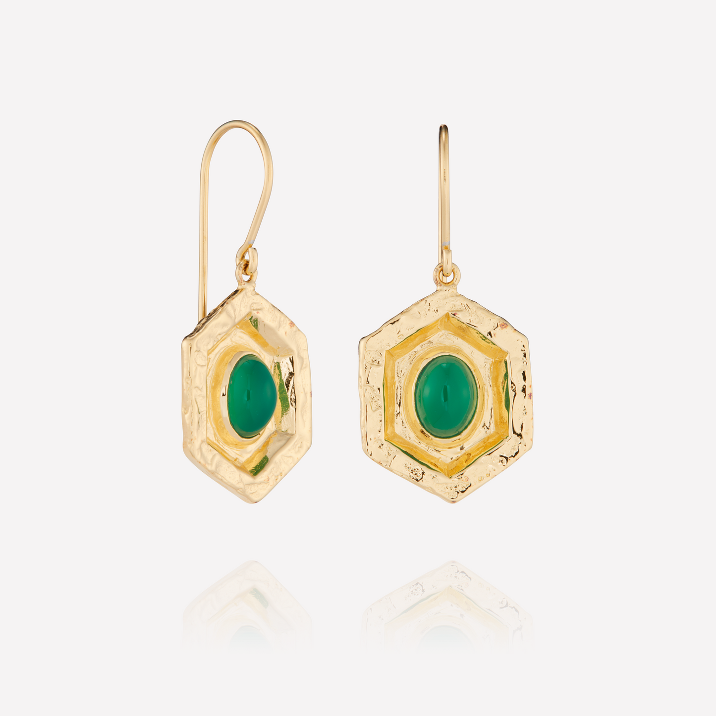 Série Hex Boucle d'Oreille, Artefact, Émeraude