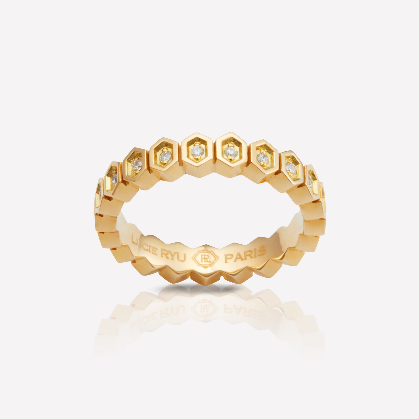 Série Hex Bague, Hex Éternel, Diamant Blanc