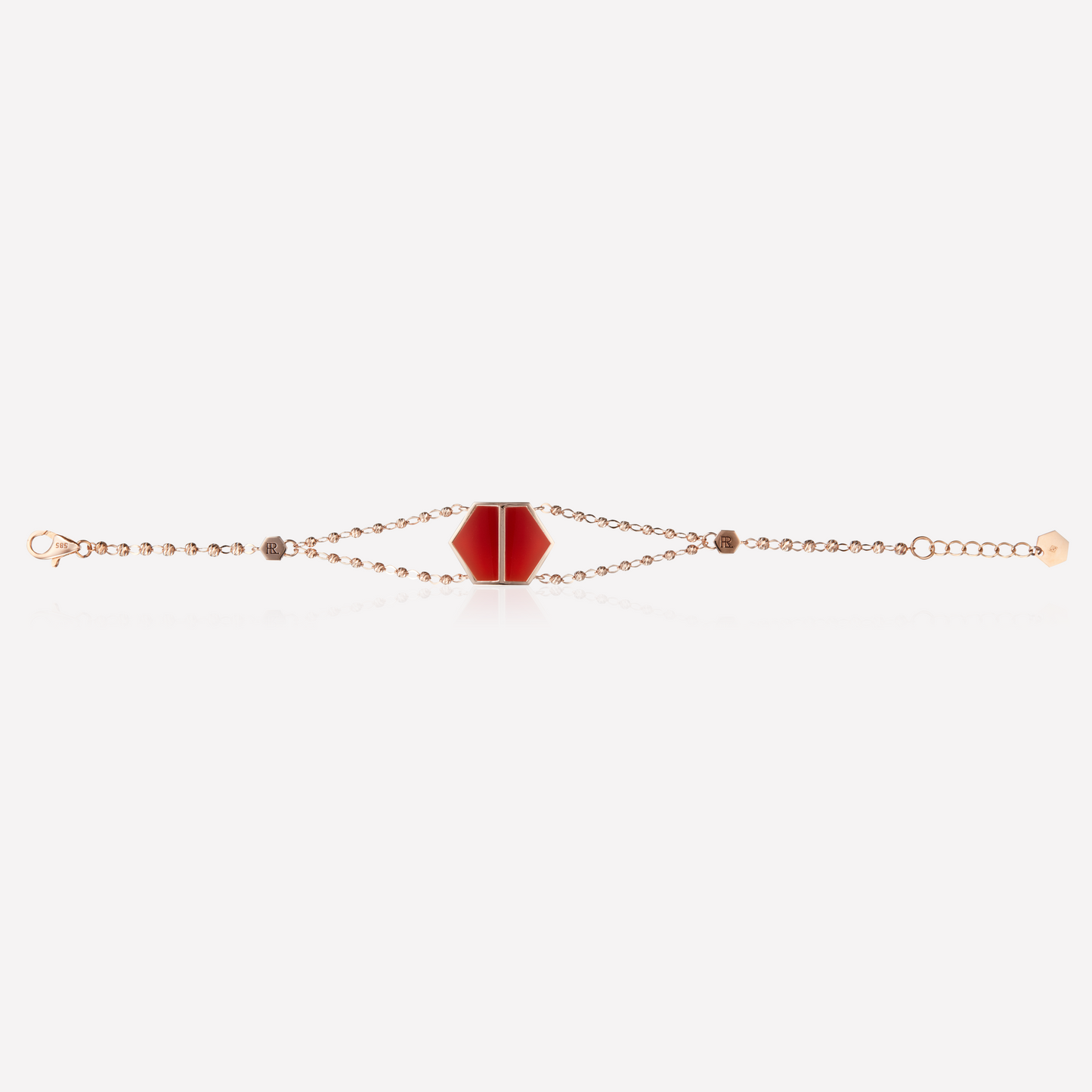 VOID Filled By You Bracelet, Grand, Cornaline