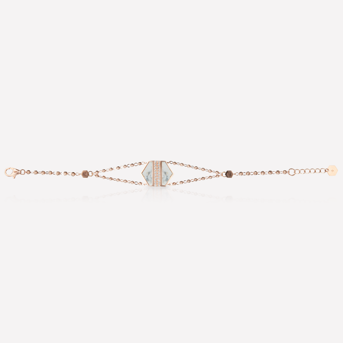 VOID Filled By You Bracelet, Grand, Howlite, Diamant