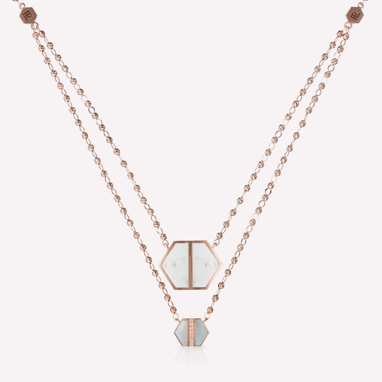VOID Filled By You Collier, Grand, Howlite, Diamant P