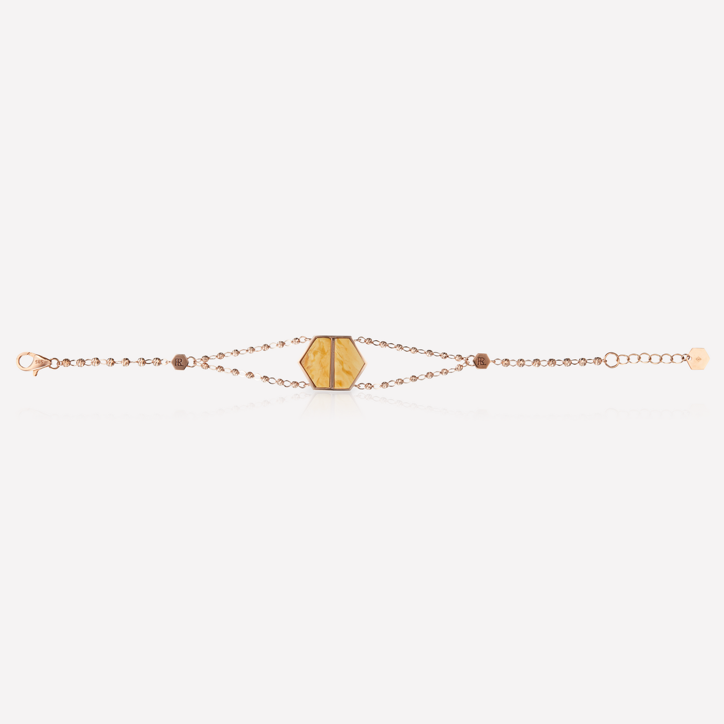 VOID Filled By You Bracelet, Grand, Jaspe Jaune