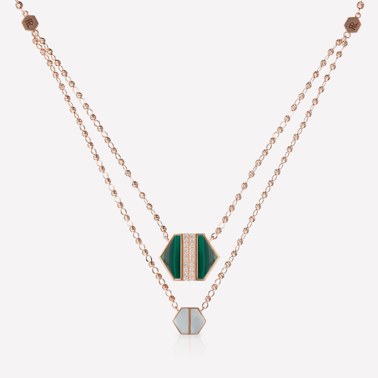 VOID Filled By You Collier, Grand, Malachite, Diamant G