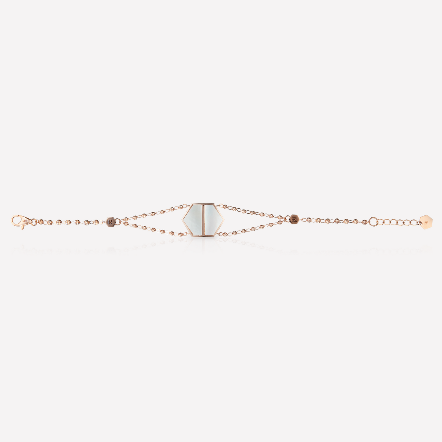 VOID Filled By You Bracelet, Grand, Nacre Blanc