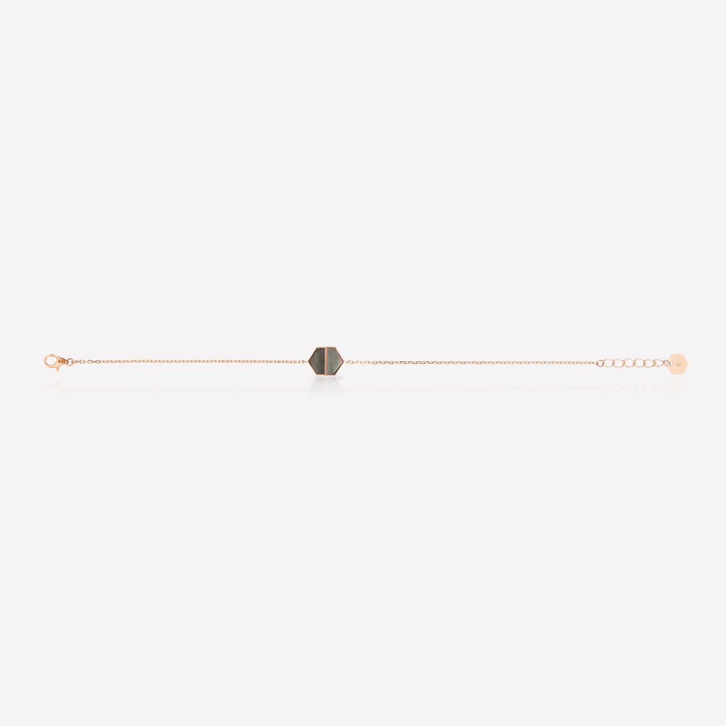VOID Filled By You Bracelet, Petit, Nacre Noir, Diamant