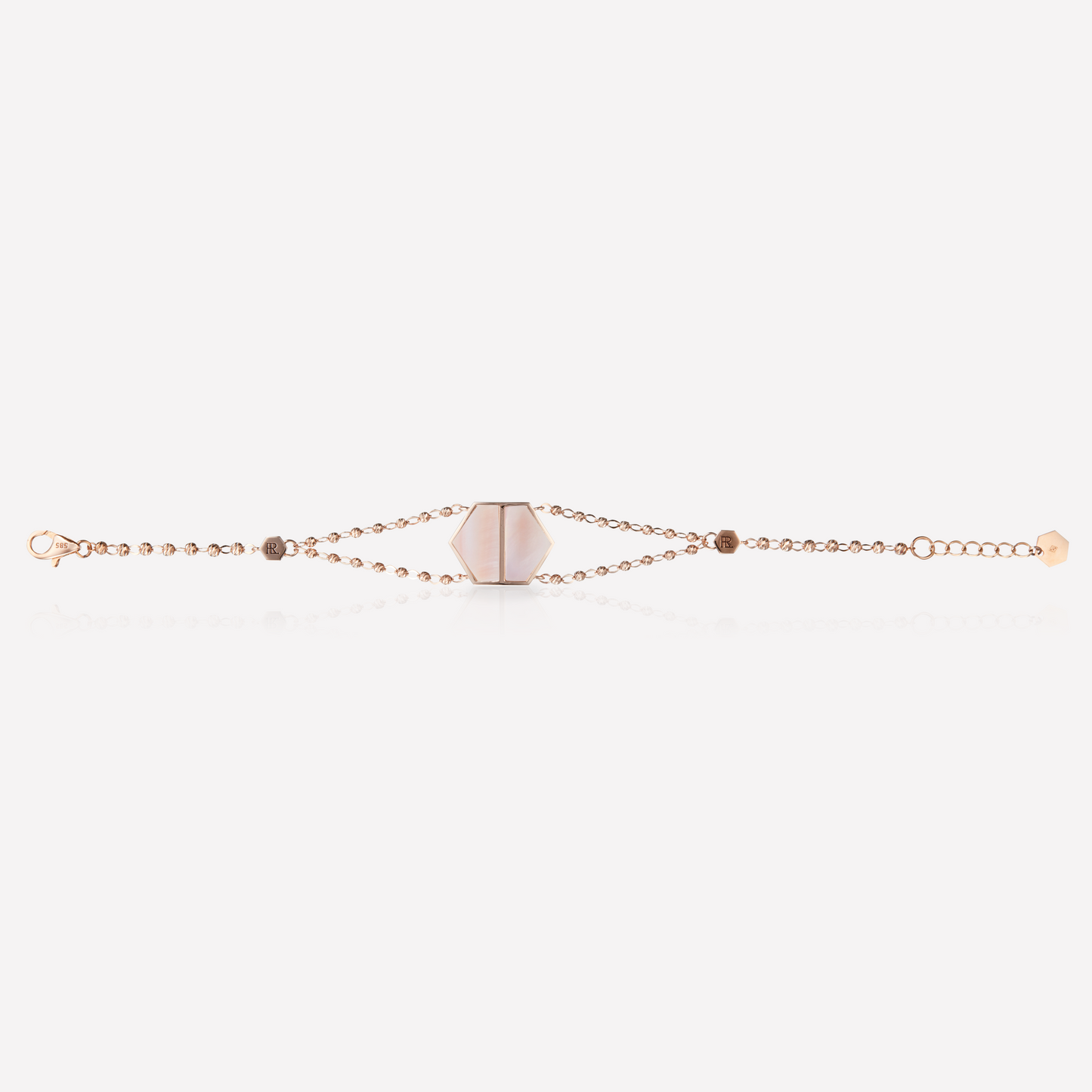 VOID Filled By You Bracelet, Grand, Nacre Rose