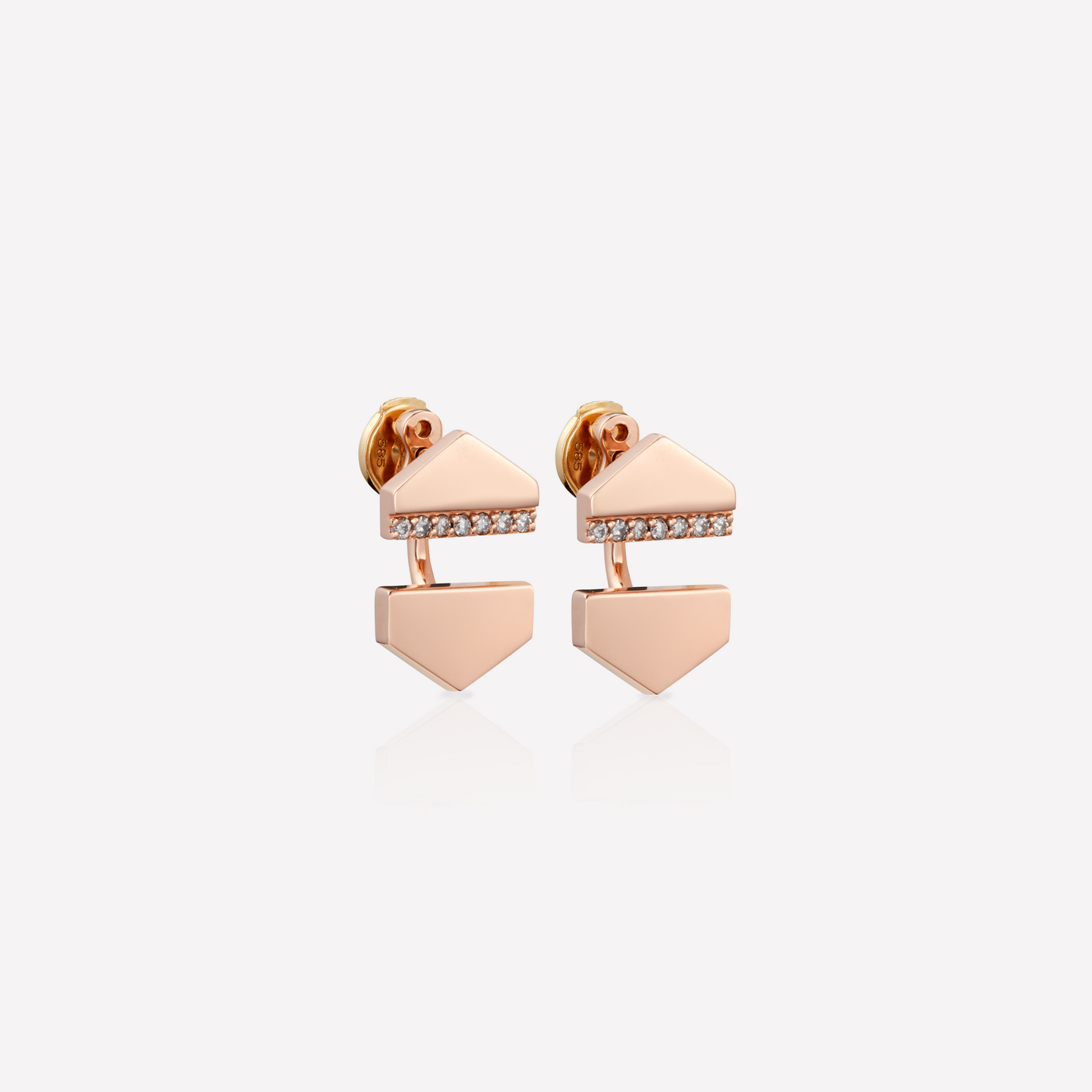 VOID Filled By You Boucle d'Oreilles, Grand, Diamant