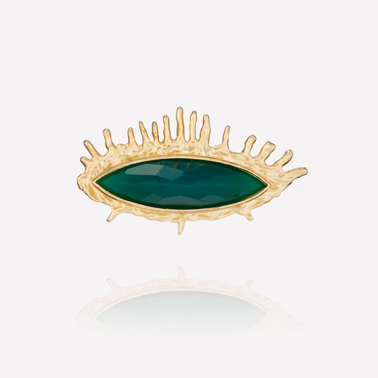 Providence Broche, Onyx Vert