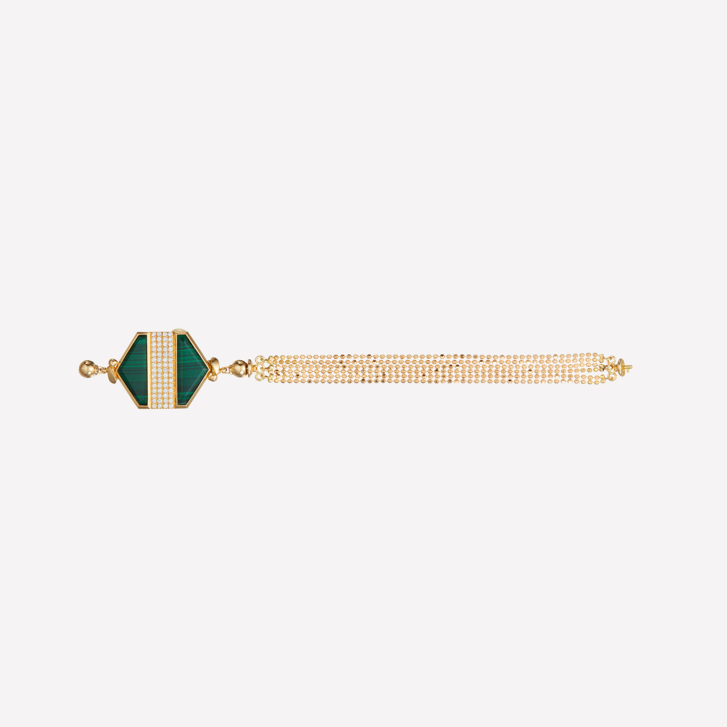 Tergum VII Bracelet, Malachite