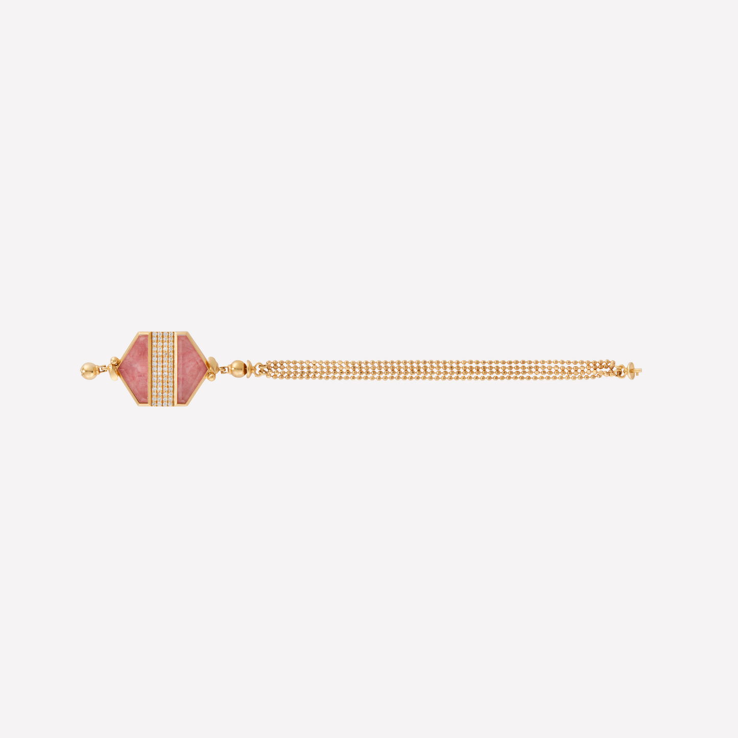 Tergum VII Bracelet, Rhodonite