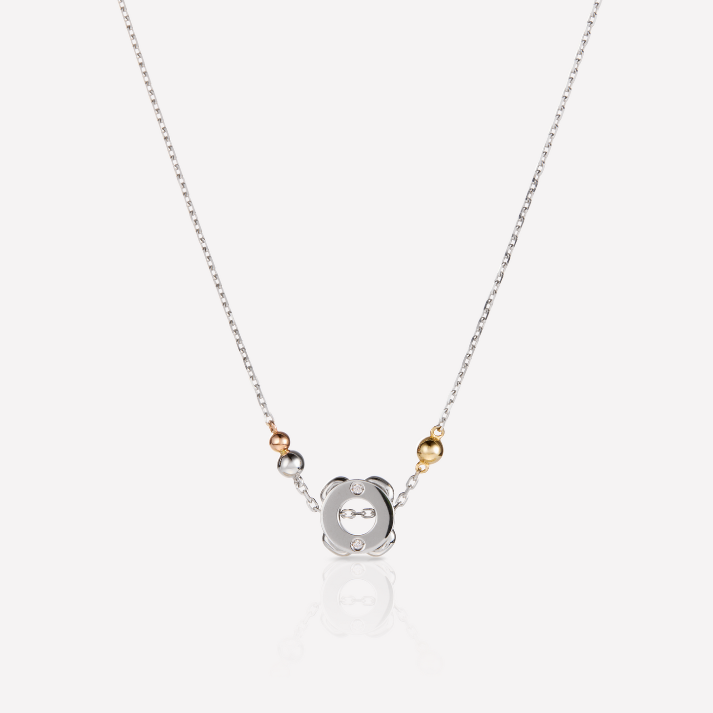 Twined 2,5 Collier, Gouttelttes, Diamant