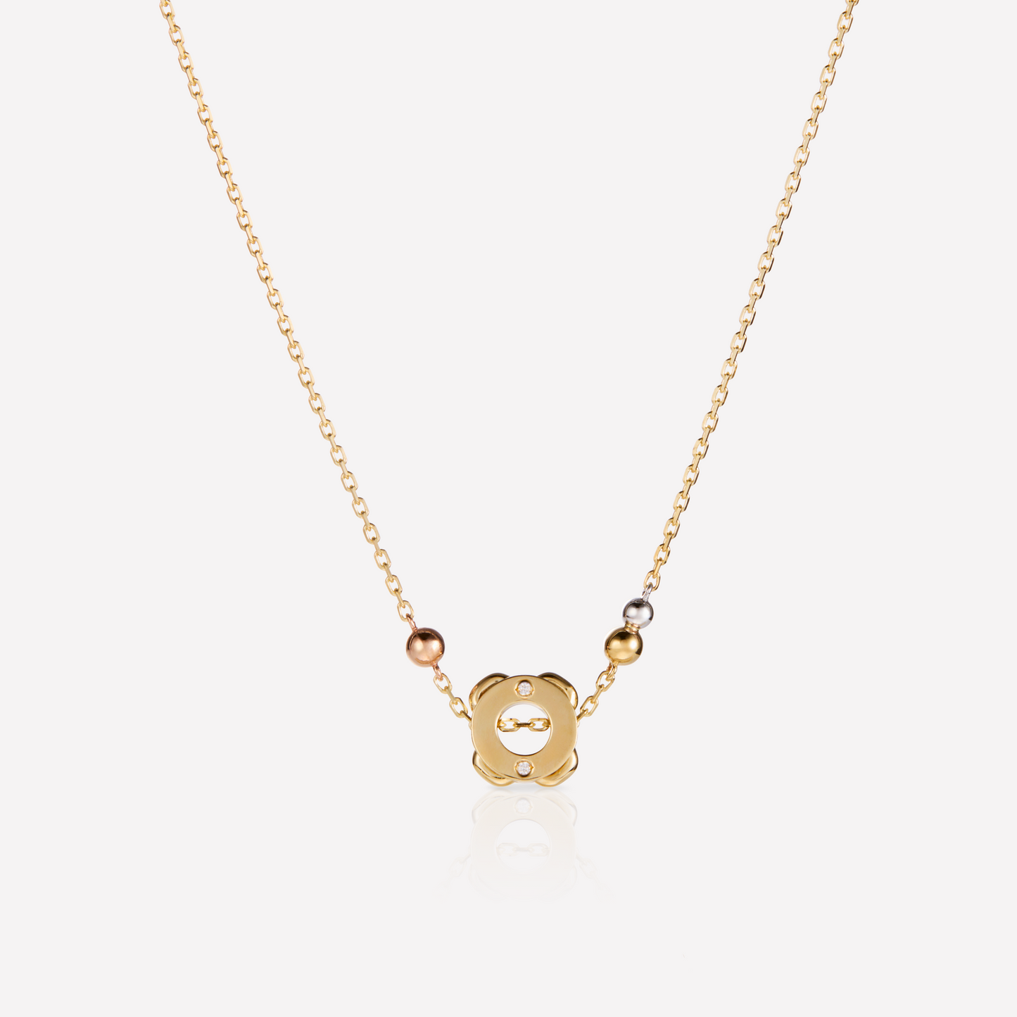 Twined 2,5 Collier, Gouttelttes, Diamant