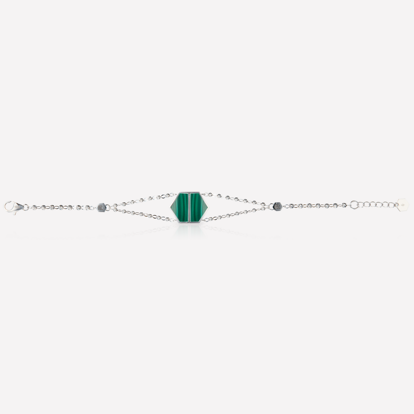VOID Filled By You Bracelet, Grand, Malachite