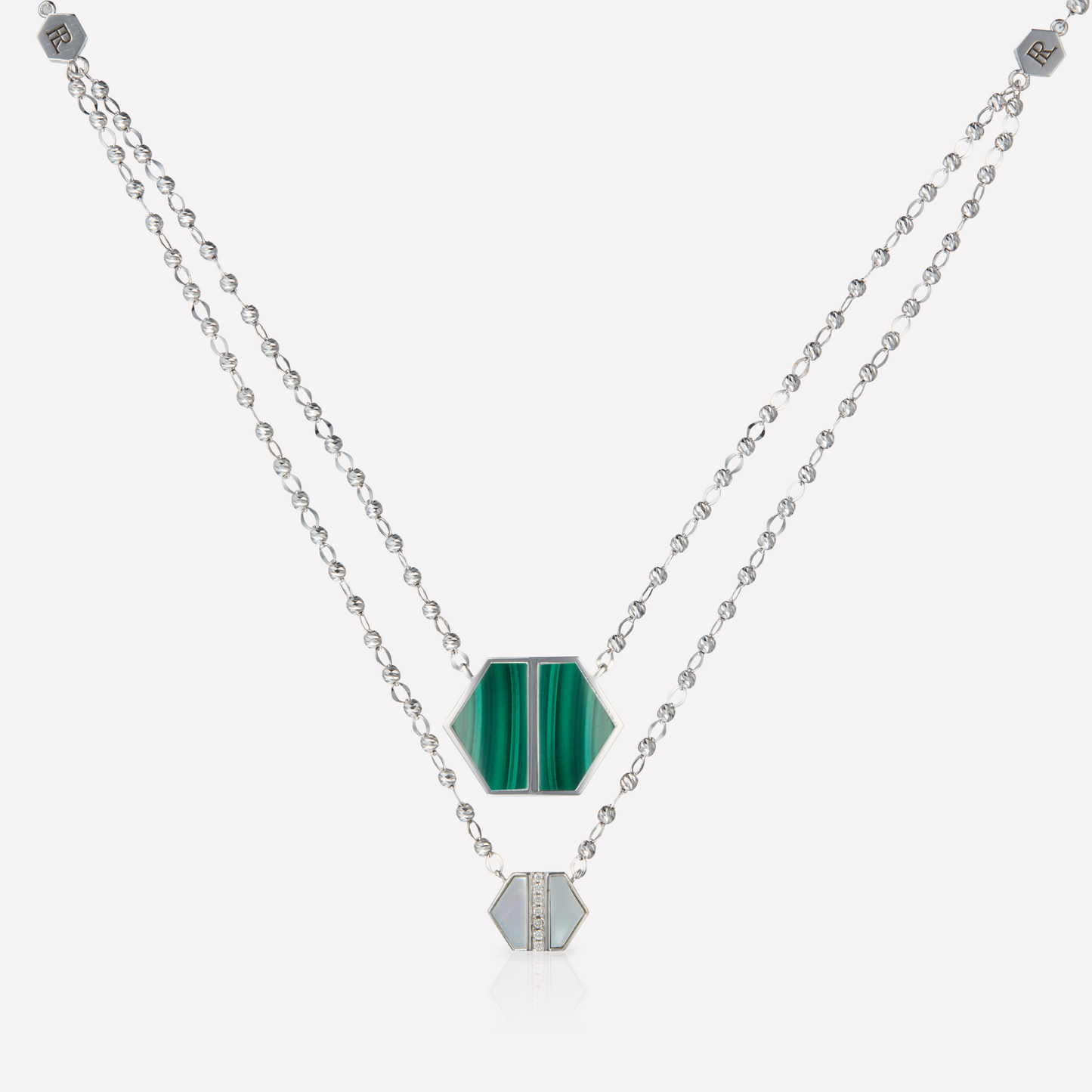 VOID Filled By You Collier, Grand, Malachite, Diamant P