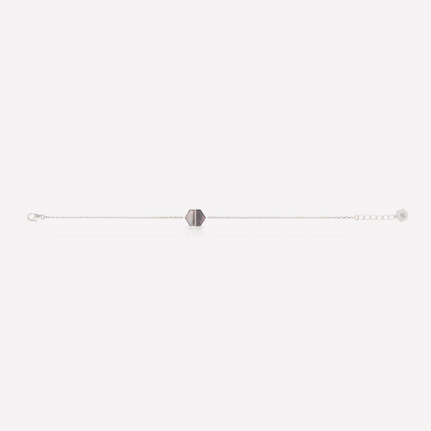 VOID Filled By You Bracelet, Petit, Nacre Noir, Diamant
