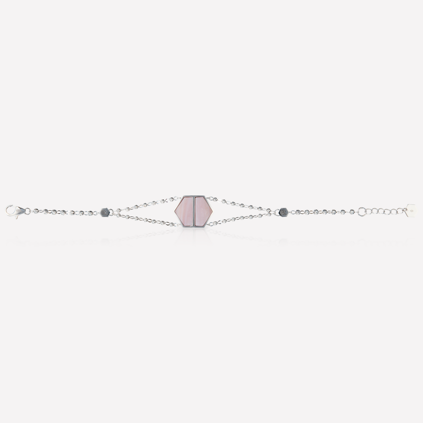 VOID Filled By You Bracelet, Grand, Nacre Rose