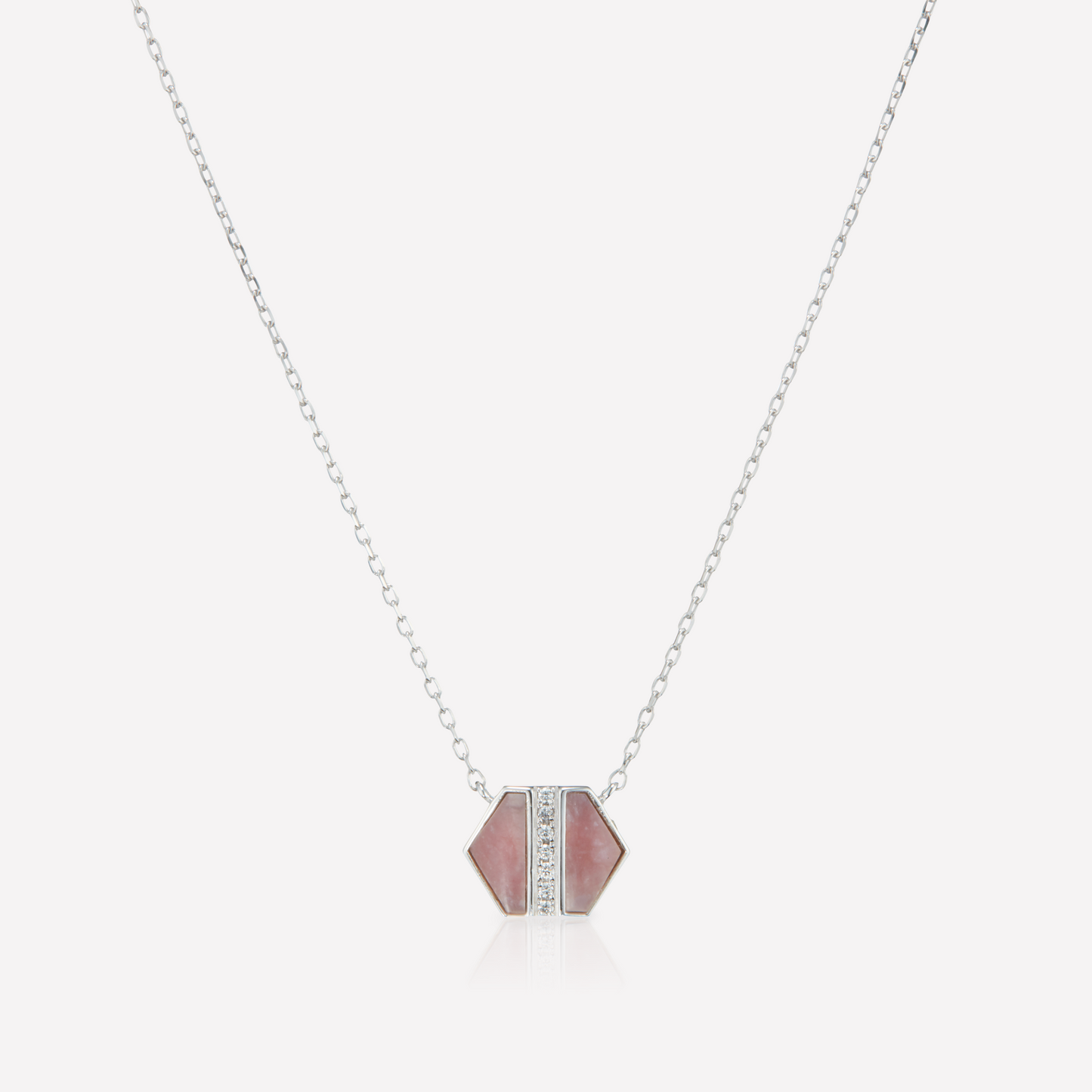 VOID Filled By You Collier, Petit, Opale Rose, Diamant