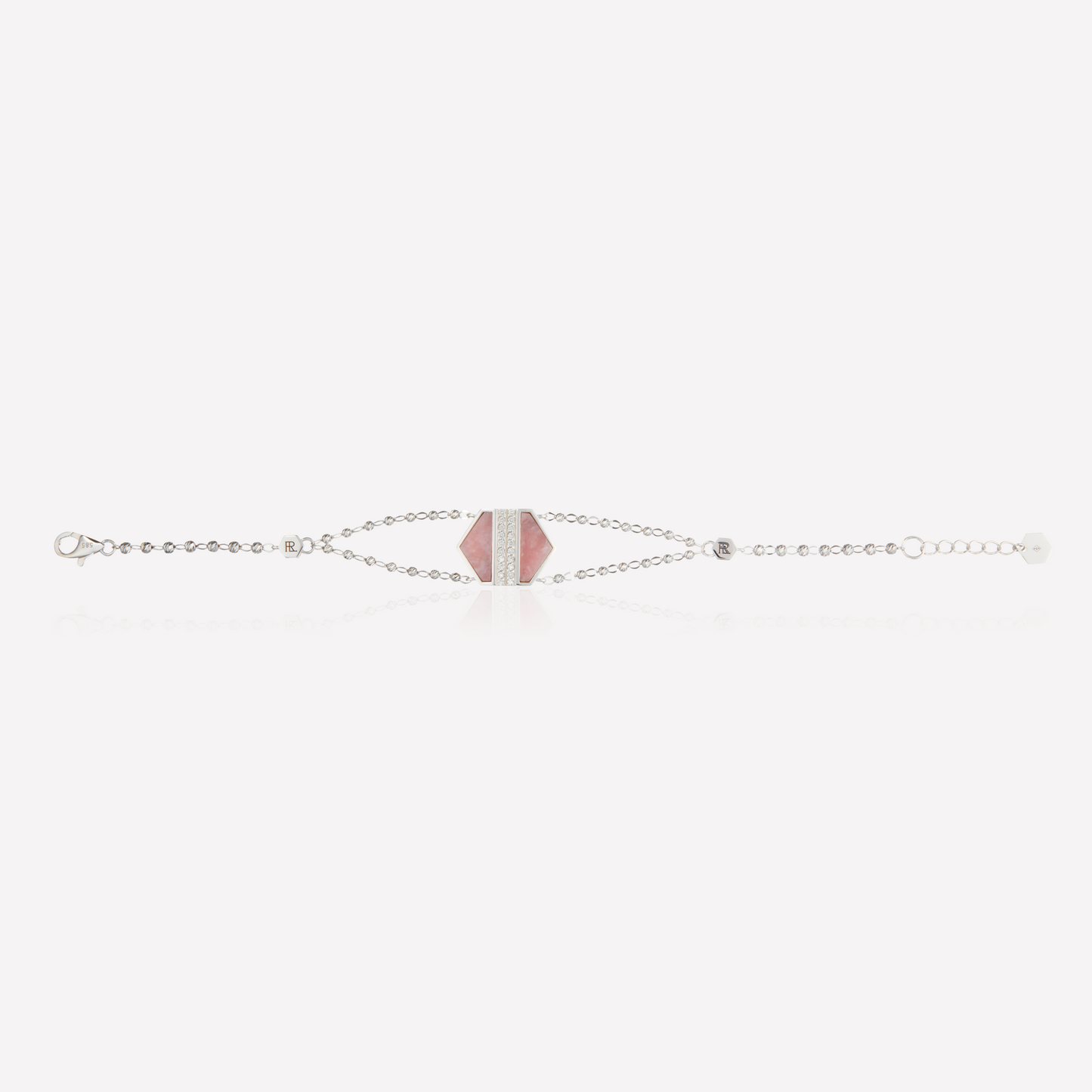 VOID Filled By You Bracelet, Grand, Opale Rose, Diamant