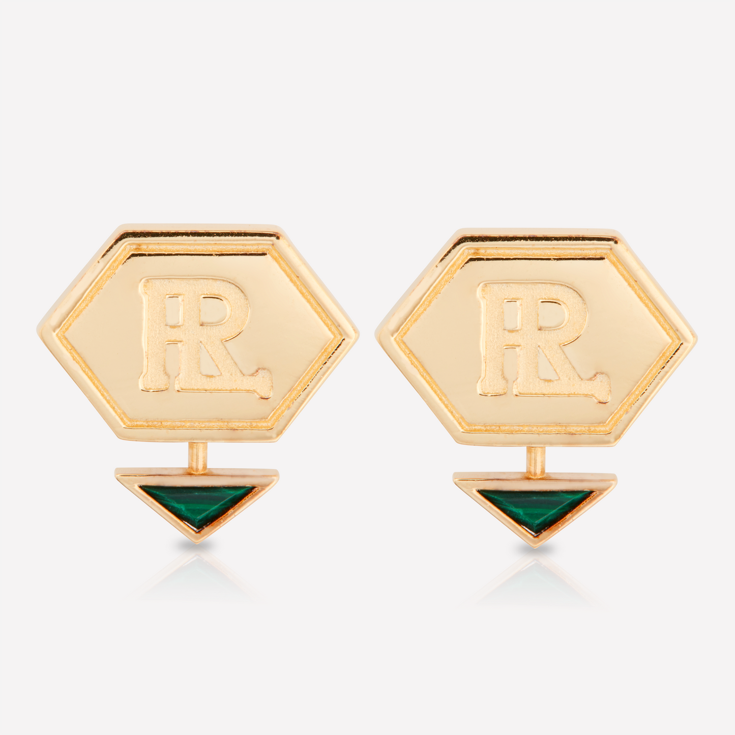 Série Hex Boucle d'Oreille, Malachite
