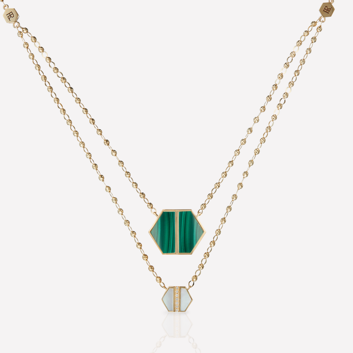 VOID Filled By You Collier, Grand, Malachite, Diamant P