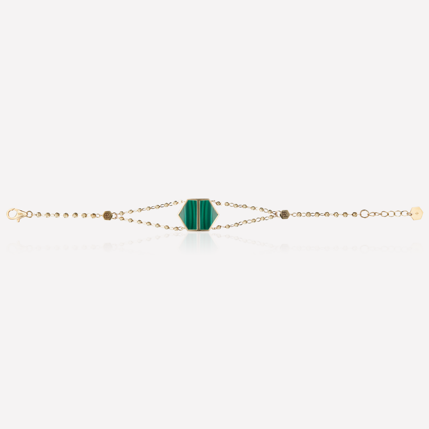 VOID Filled By You Bracelet, Grand, Malachite