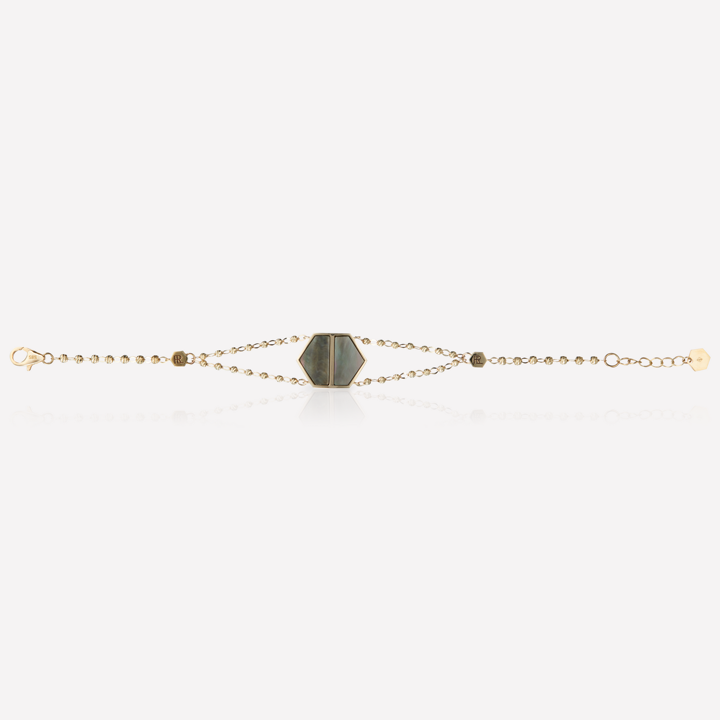 VOID Filled By You Bracelet, Grand, Nacre Noir