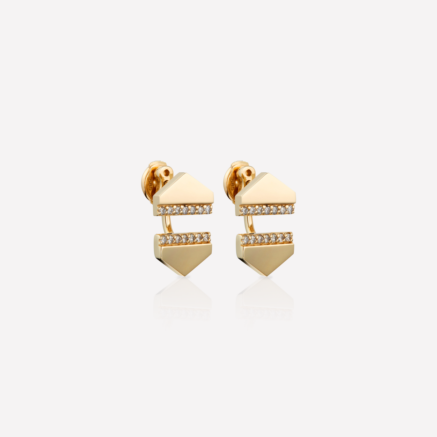 VOID Filled By You Boucle d'Oreilles, Grand, Diamant