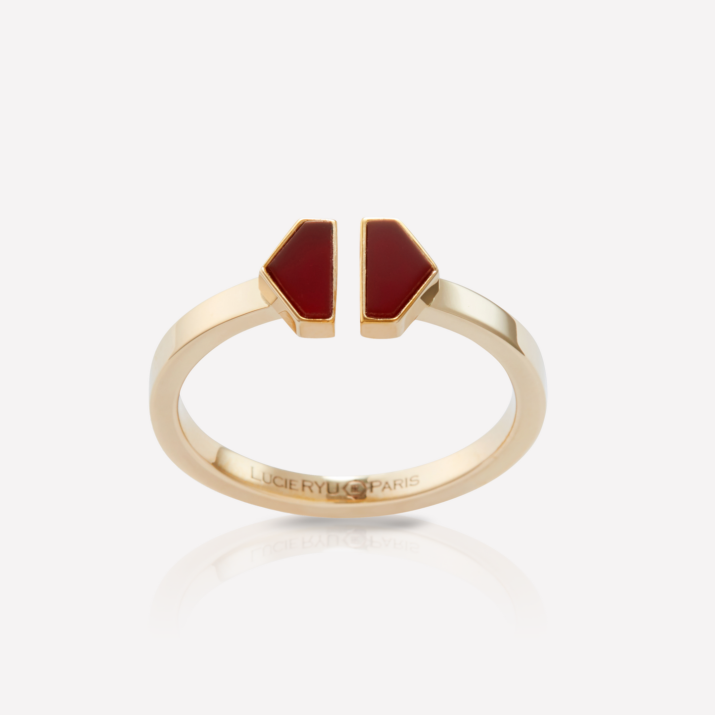 VOID Filled By You Bague, Petit, Cornaline