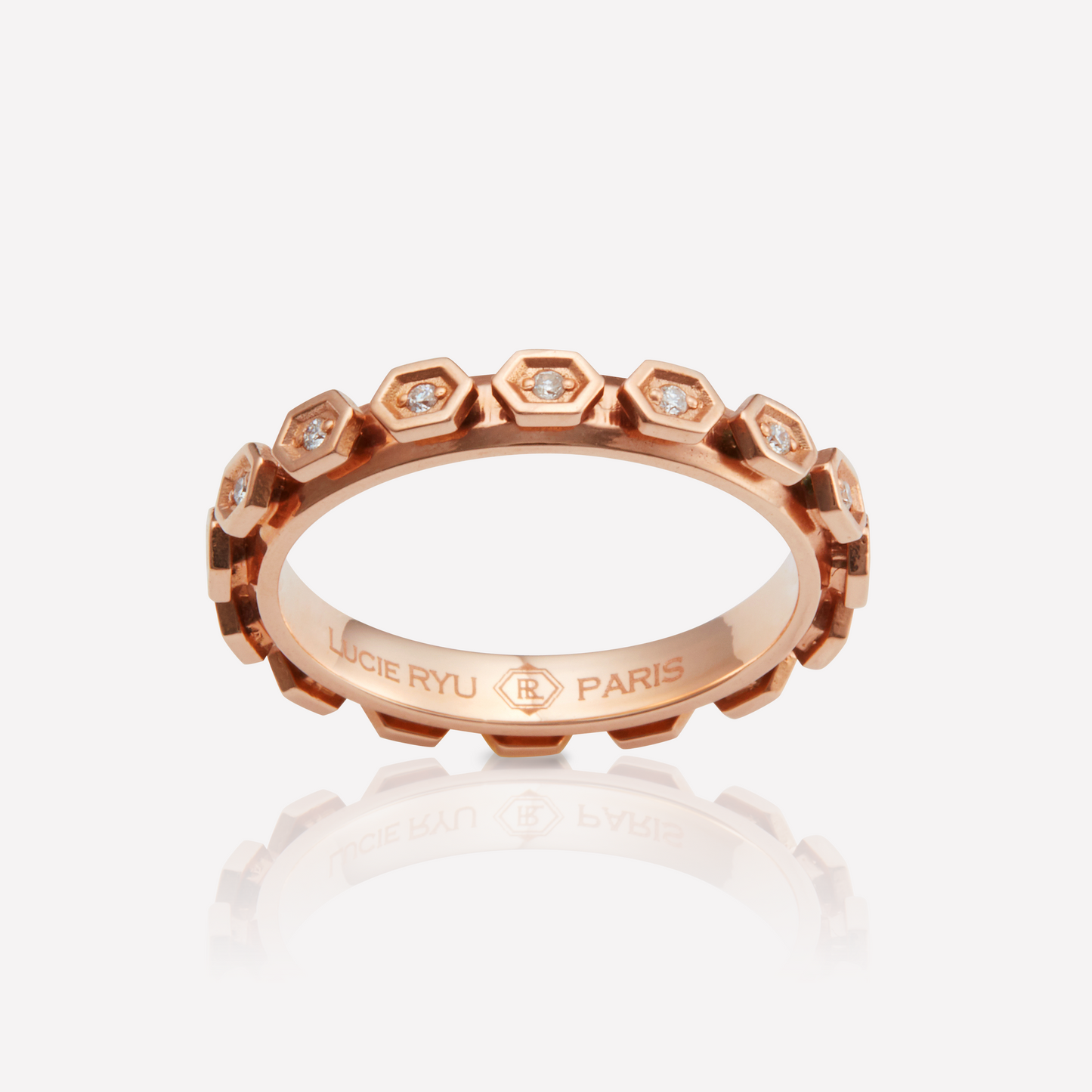 Série Hex Bague, Hex Éternel, Diamant Blanc