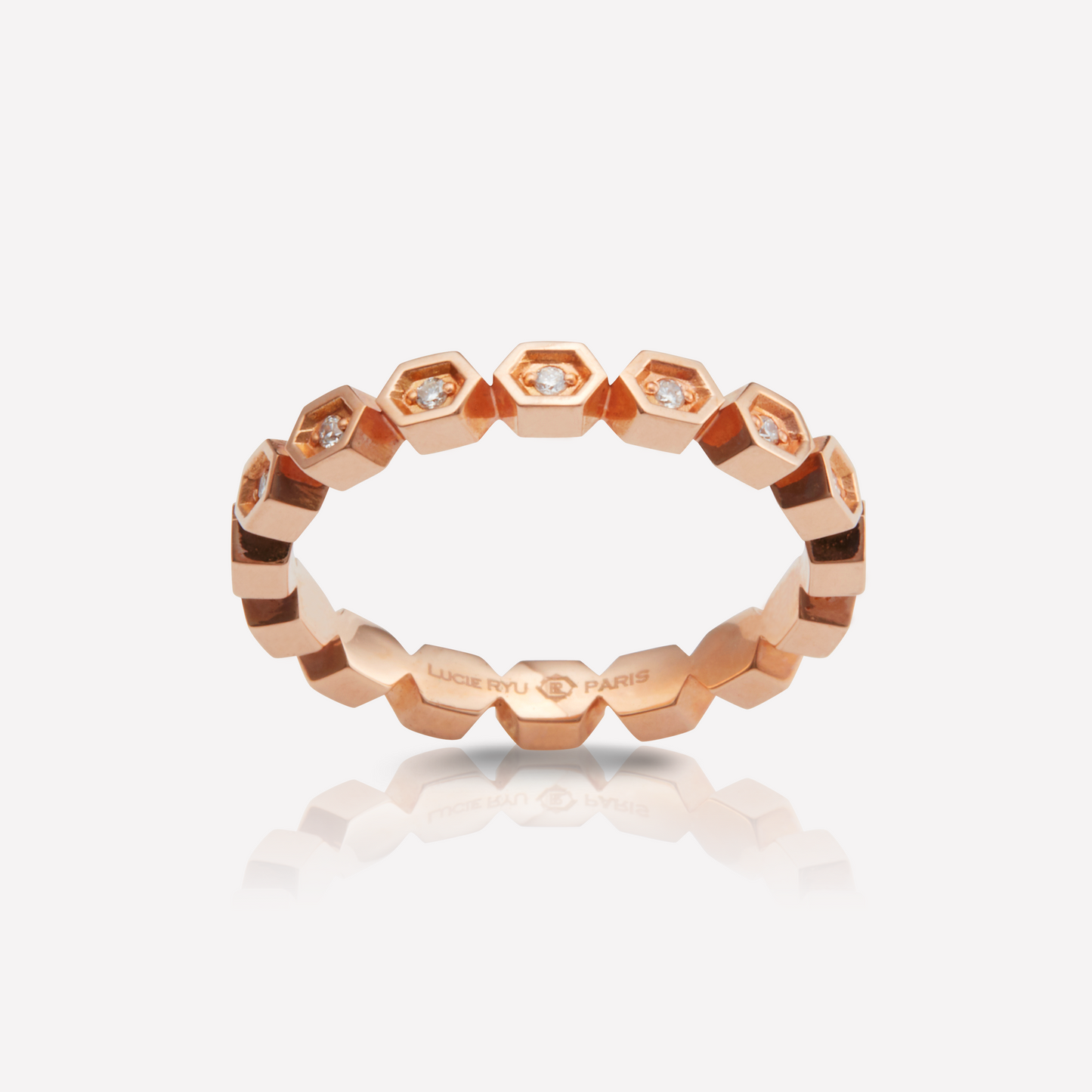 Série Hex Bague, Hex Éternel, Diamant Blanc