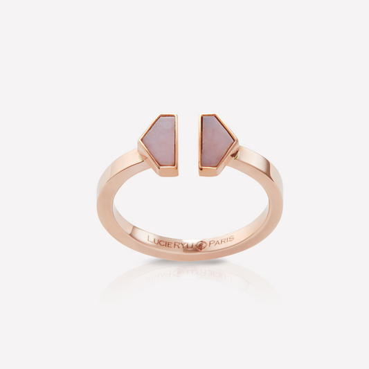 VOID Filled By You Bague, Petit, Opale Rose
