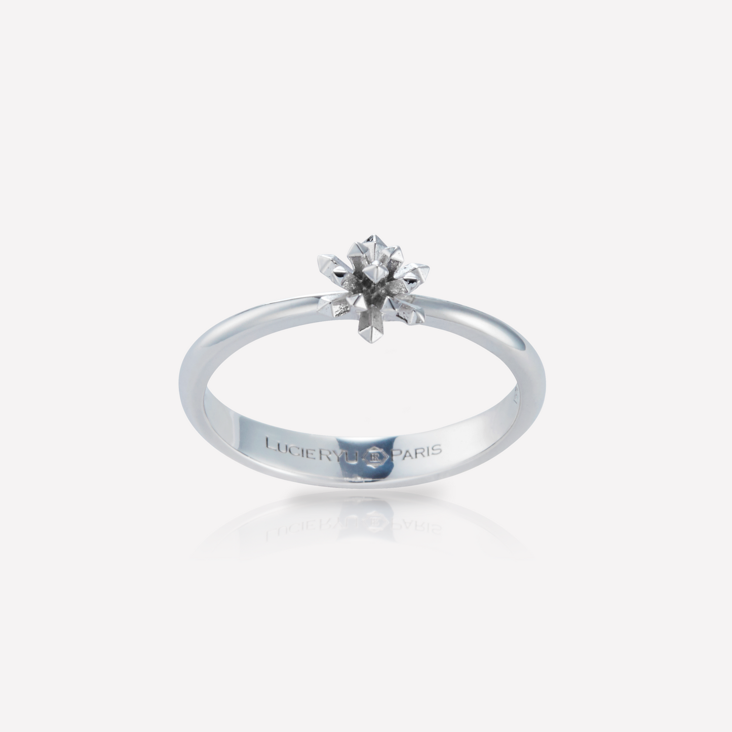 Le Quartz Bague, Petit, Platine