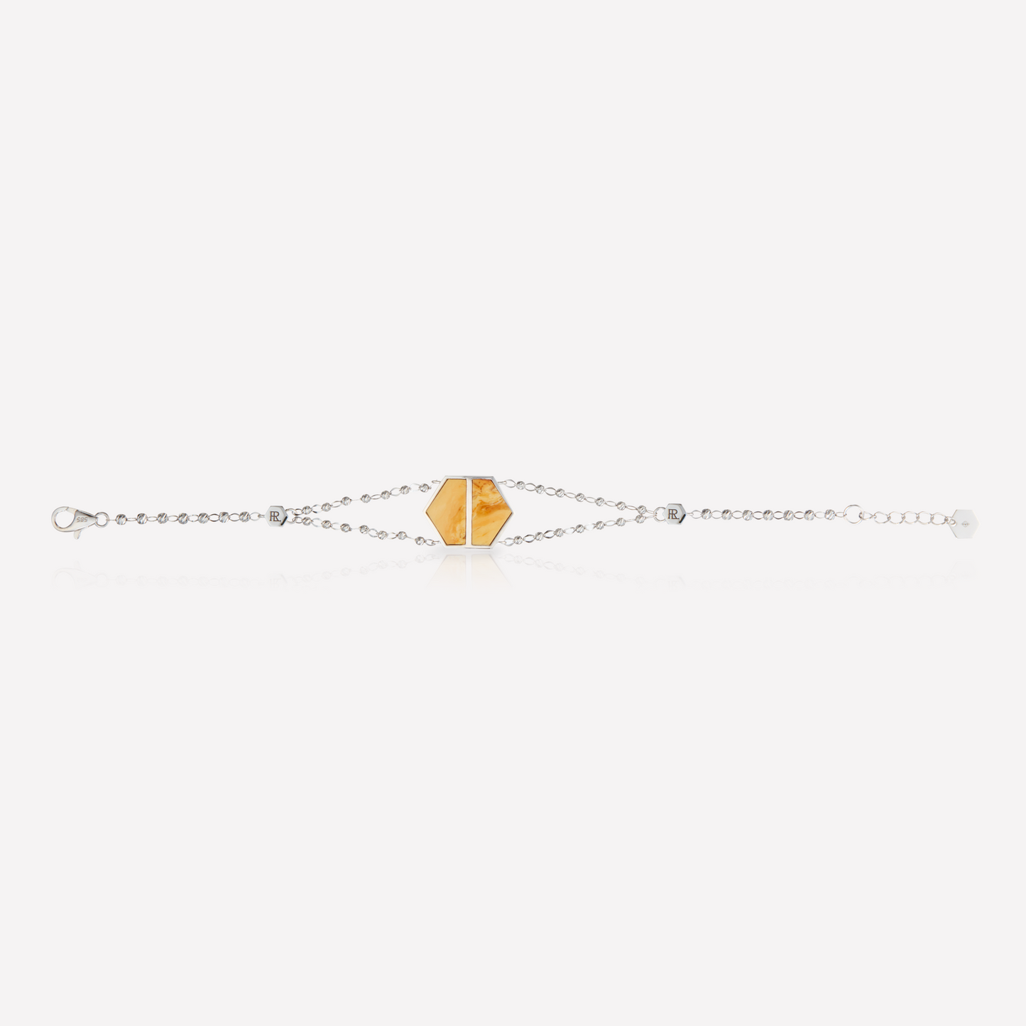 VOID Filled By You Bracelet, Grand, Jaspe Jaune