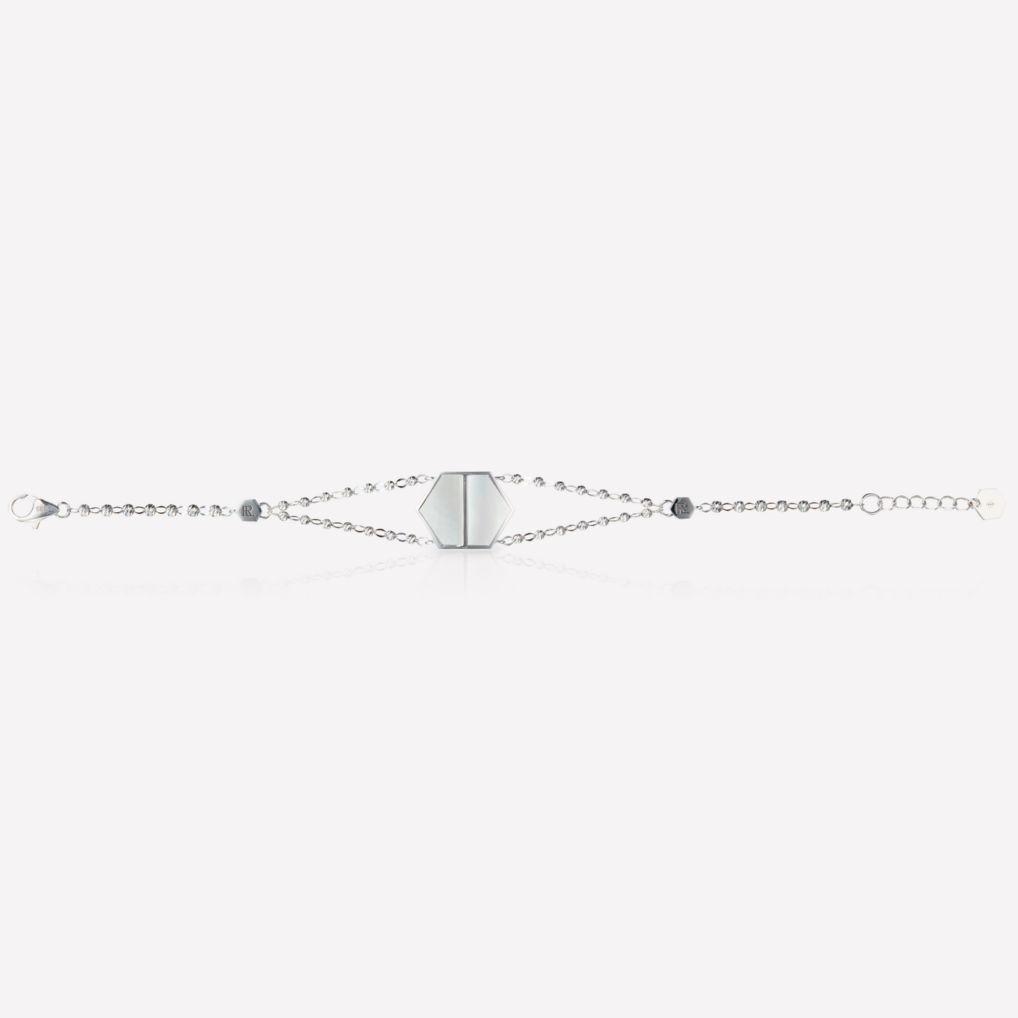 VOID Filled By You Bracelet, Grand, Nacre Blanc