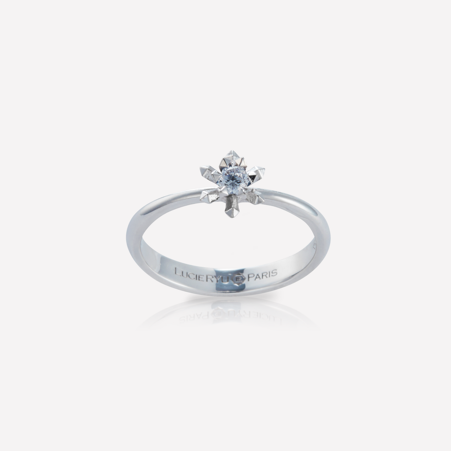 Le Quartz Bague, Petit, Platine, Diamant