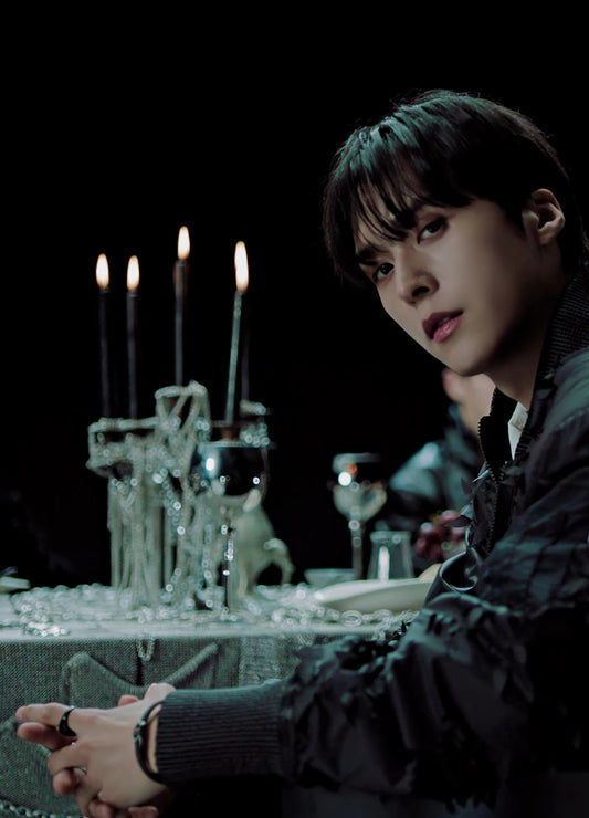 Highlight Son Dongwoon with Twined Leather Bracelet